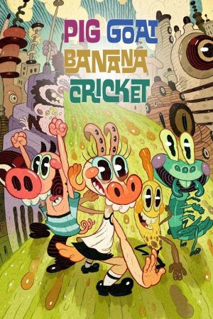 Schwein Ziege Banane Grille poster