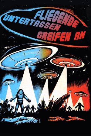 Fliegende Untertassen greifen an poster